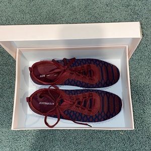 Burgundy/Navy sneakers